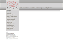 Tablet Screenshot of iaoa.org